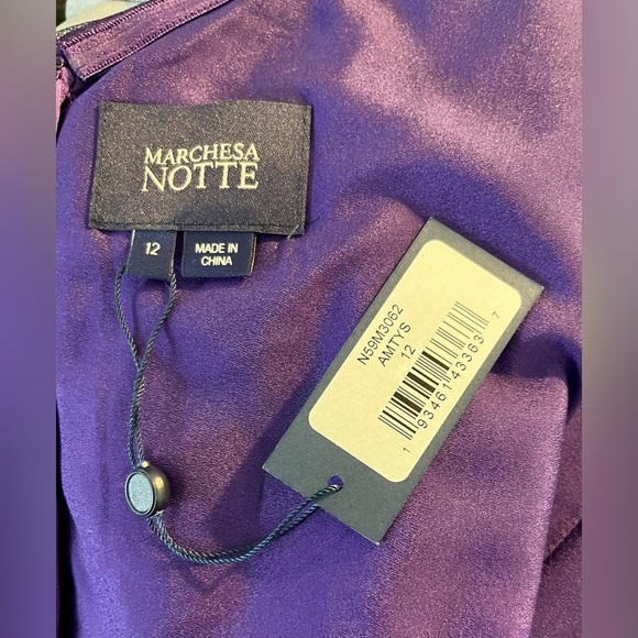 Marchesa Notte | Off The Shoulder High-Lo | Ombre Tulle Gown | Women’s 12 - Picture 10 of 10